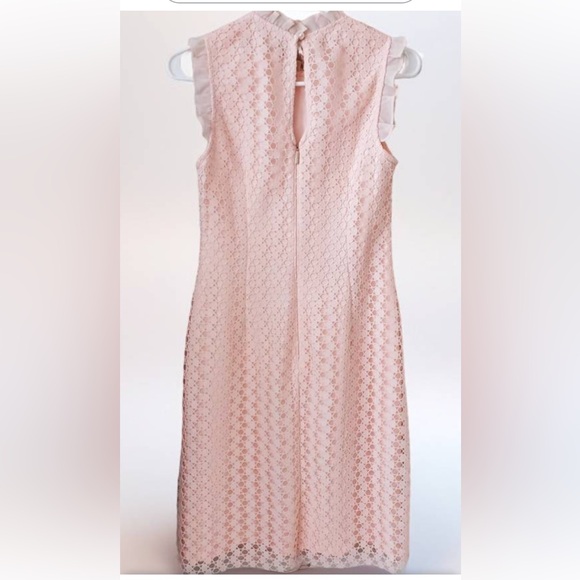 Karl Lagerfeld Pink Lace Midi Dress - Picture 9 of 16